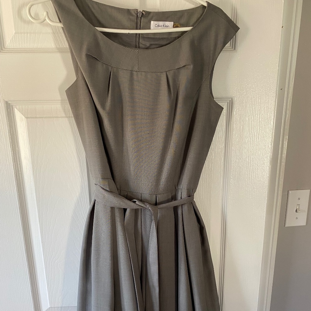Calvin Klein Work Dress - Grey